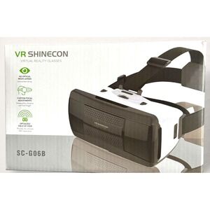 VR Shinecon Virtual Reality Glasses  Black White Techcore SC-G06B Goggles